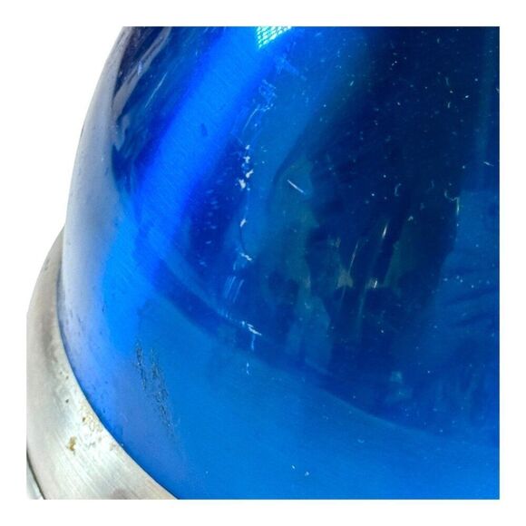 Bergner Cobalt Blue Stainless MCM Steel Whistling Tea Kettle Pot 2.5 Quart SEE - Picture 7 of 9